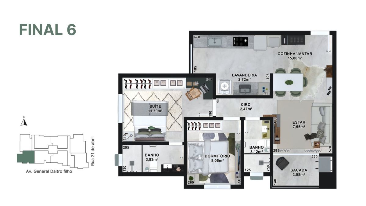 Planta final 06 | Apartamento